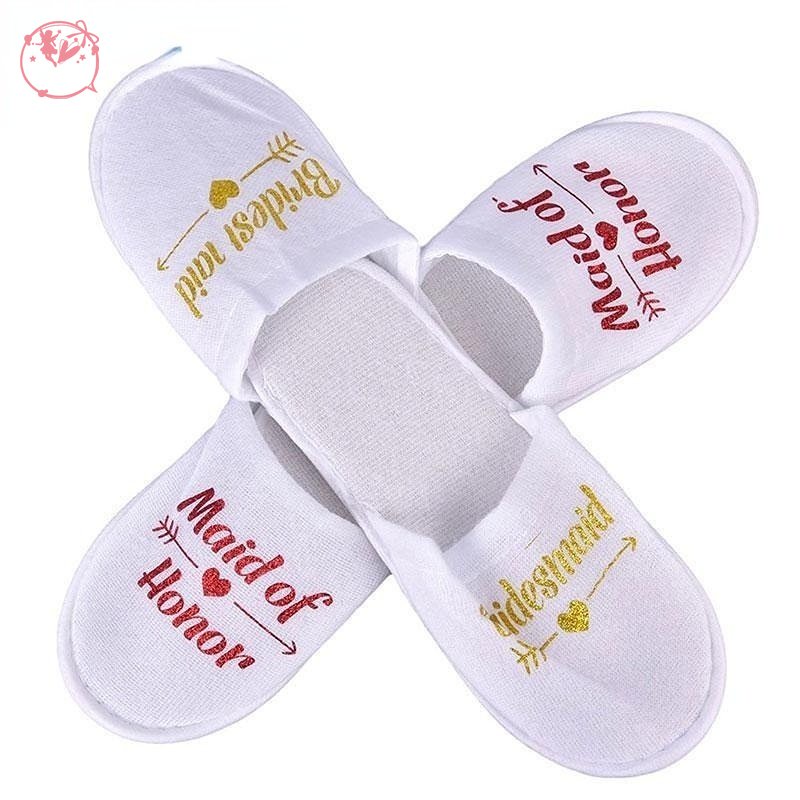 1 Đôi Dép Đi Trong Nhà Trang Trí Tiệc Cưới Cho Cô Dâu