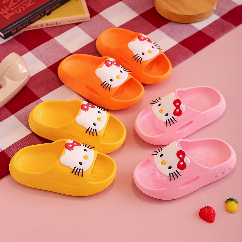 Dép Đi Trong Nhà Đế Mềm Chống Trượt Họa Tiết Hoạt Hình Dành Cho Bé