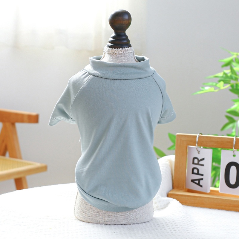 Áo Thun Xanh Lá In Họa Tiết Vui Nhộn Thời Trang Mùa Xuân Cho Cún Cưng