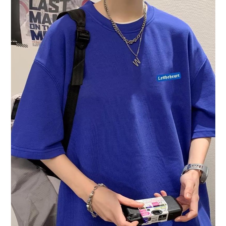 Áo Thun Tay Ngắn Dáng Rộng Phong Cách Hàn Quốc Thời Trang Mùa Hè Cho Nam Và Nữ