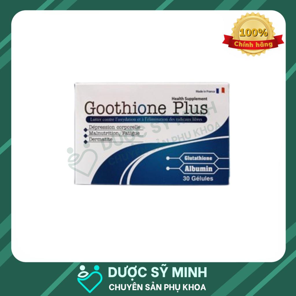 GOOTHIONE PLUS– Chất chống oxy hóa cực mạnh – Giảm tinh trùng di dạng, bất thường – Tăng độ di động tinh trùng