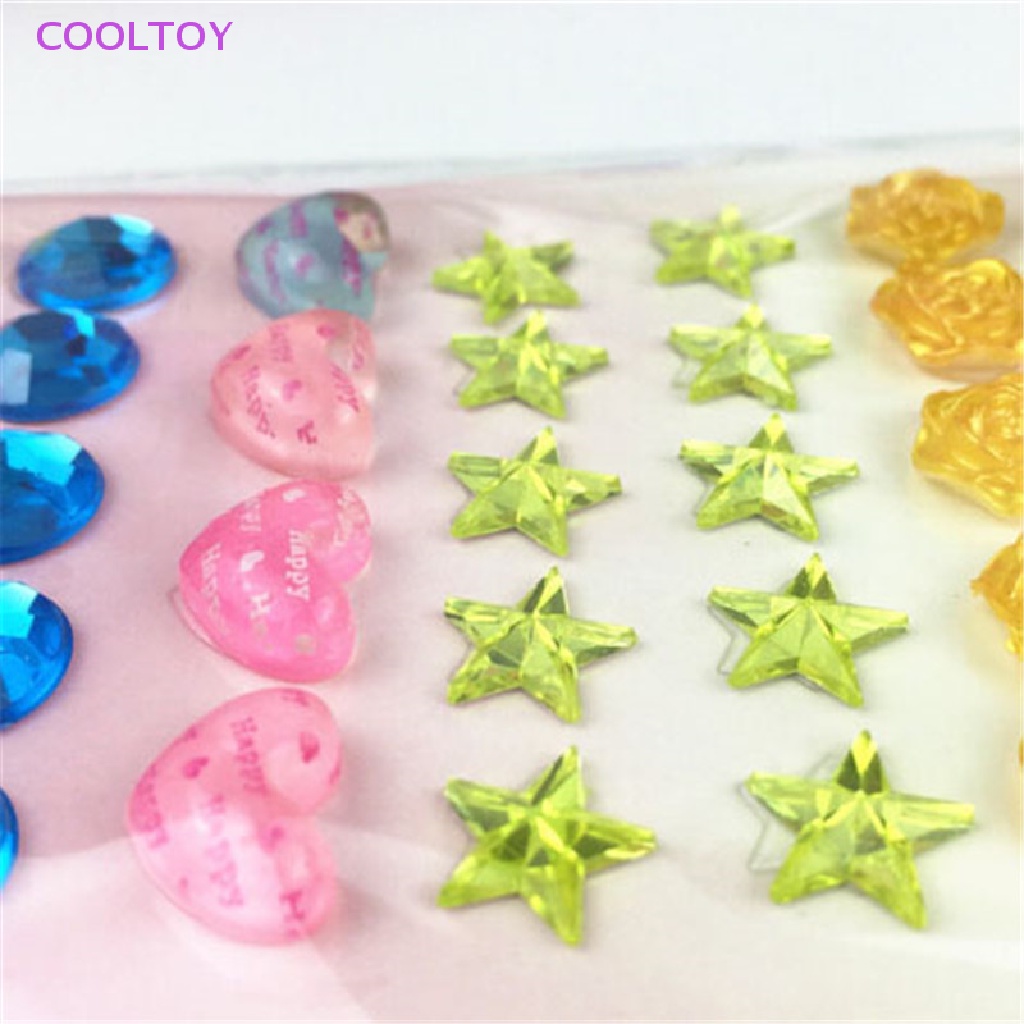 Cooltoy Dải Đá Kim Cương Pha Lê Lấp Lánh Tự Dính Trang Sức Bán Chạy