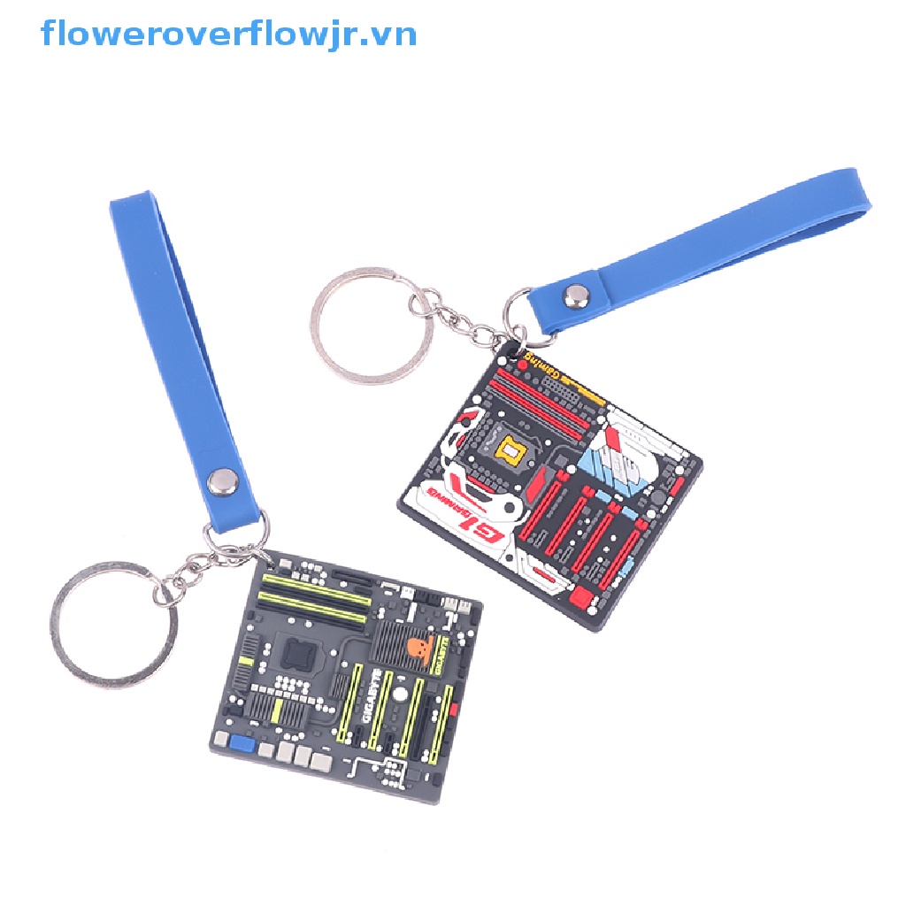 Fjr Móc Khóa Hình Bo Mạch Chủ Mini Sáng Tạo Phụ Kiện Ba Lô Ô Tô