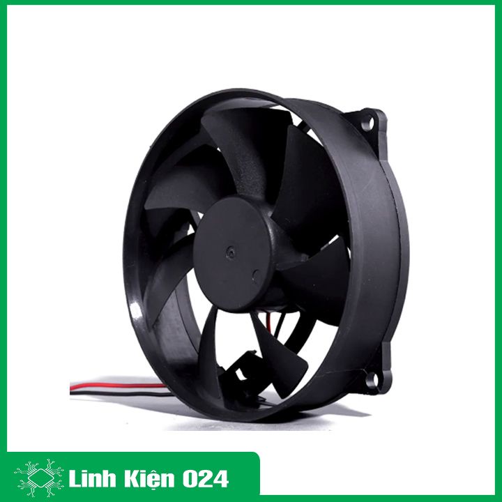 Quạt tản nhiệt tròn 9225 92x92x25mm điện áp 12V 0.3A làm mát, tản nhiệt thiết bị