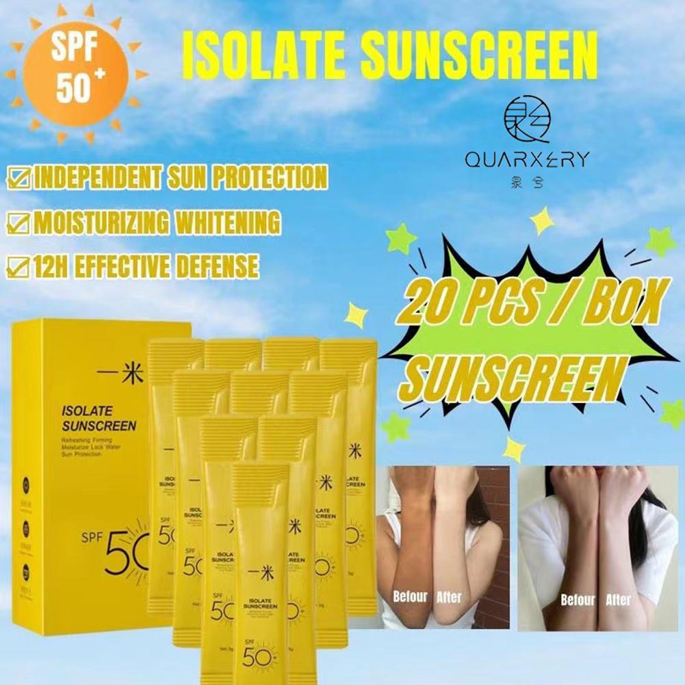 Bộ 20 Kem chống nắng body SPF50 + + + Giúp Dưỡng Ẩm Và Chống Dính Hiệu Quả