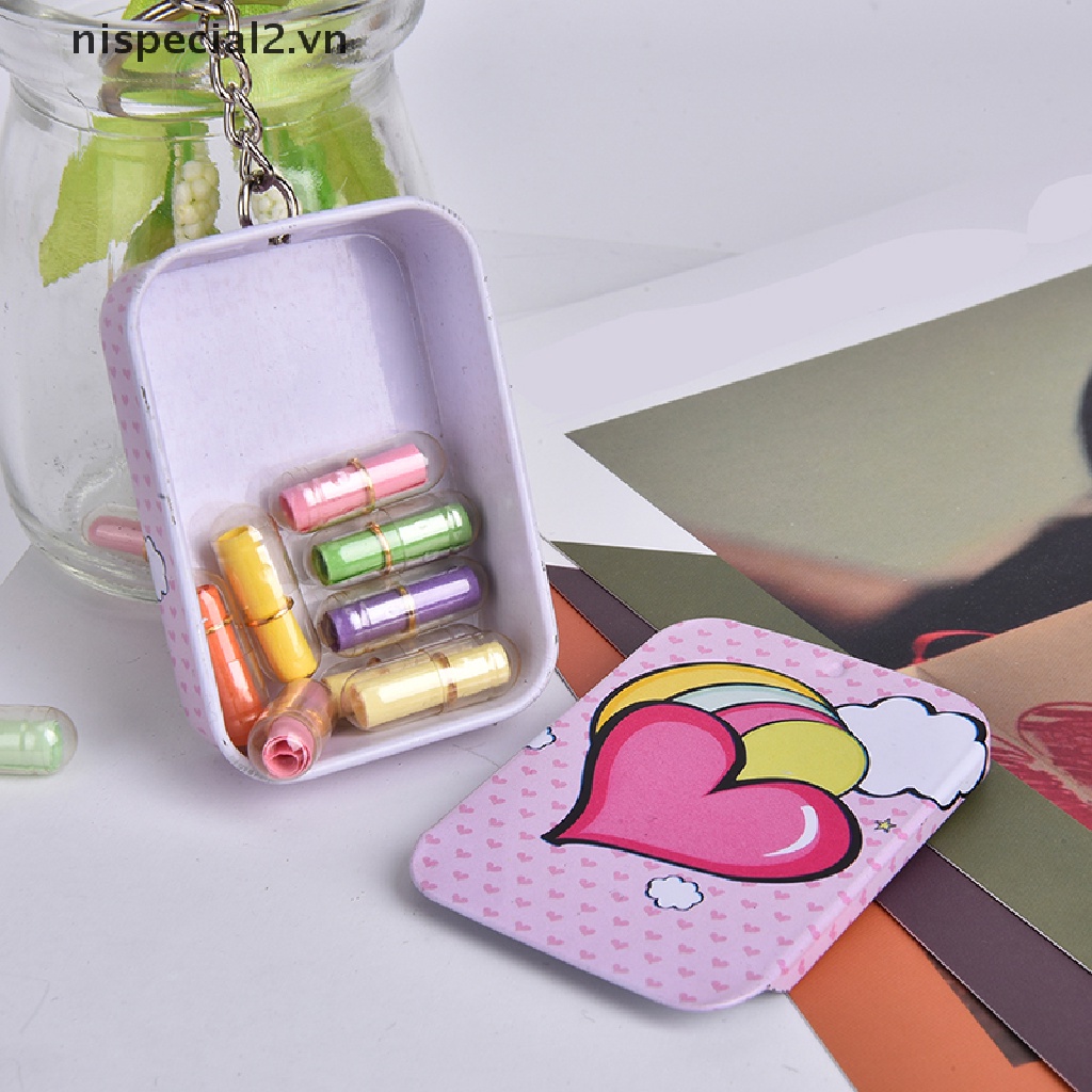 Hộp Thiếc Rỗng Hình Chữ Nhật Đựng Trà / Kẹo / Trang Sức Tiện Dụng