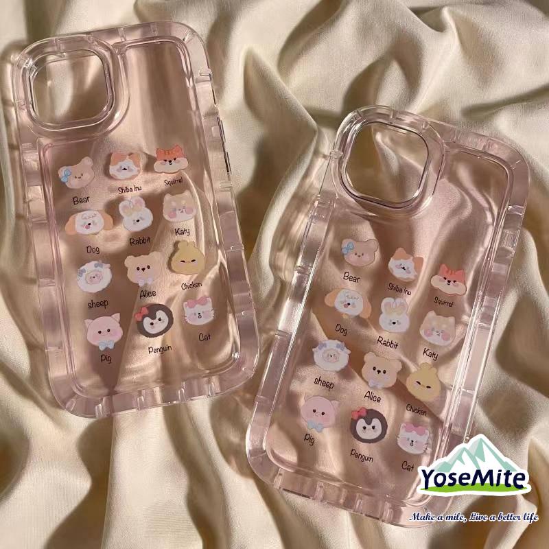 Ốp lưng IPhone14 13 12 11 Pro Max8 7 Plus X XR XS 6 6S Soft Transparent Phone Cover Casing