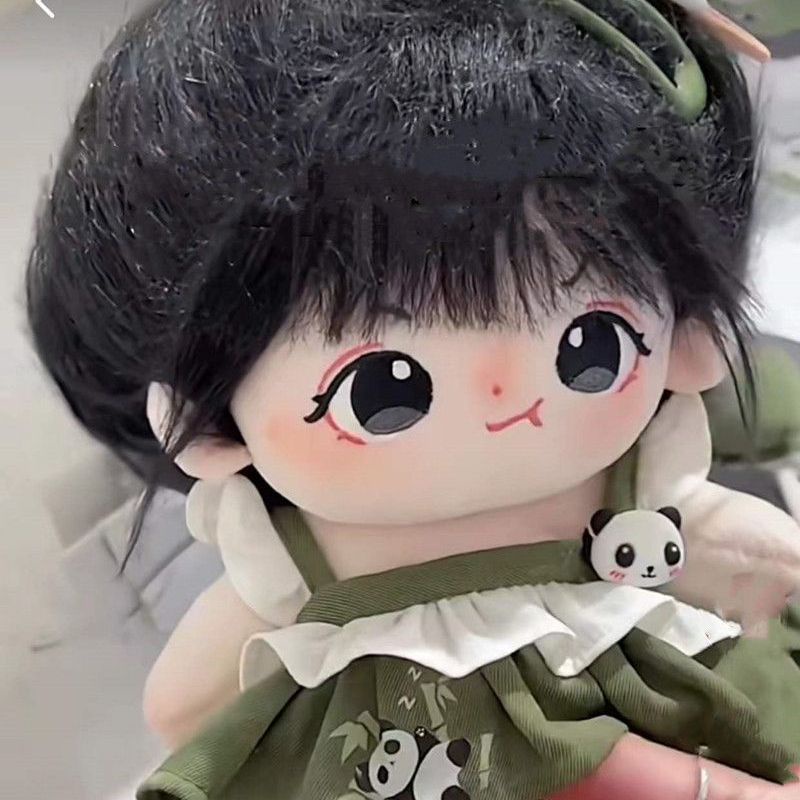 Búp Bê Vải Cotton 20cm Thiết Kế Dễ Thương Dùng Làm Quà Tặng Cho Bé Gái