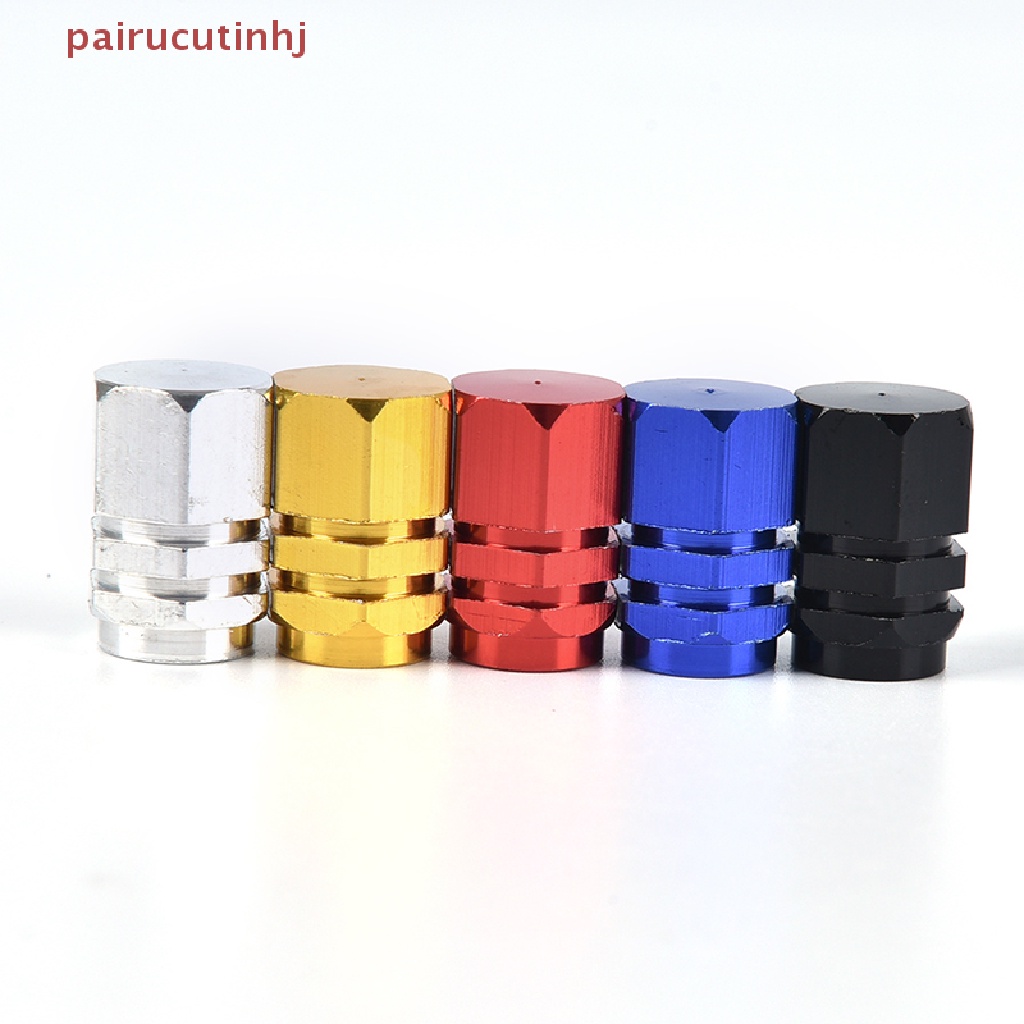 Set 4 Nắp Van Bánh Xe Hơi Bằng Nhôm Chất Lượng Cao