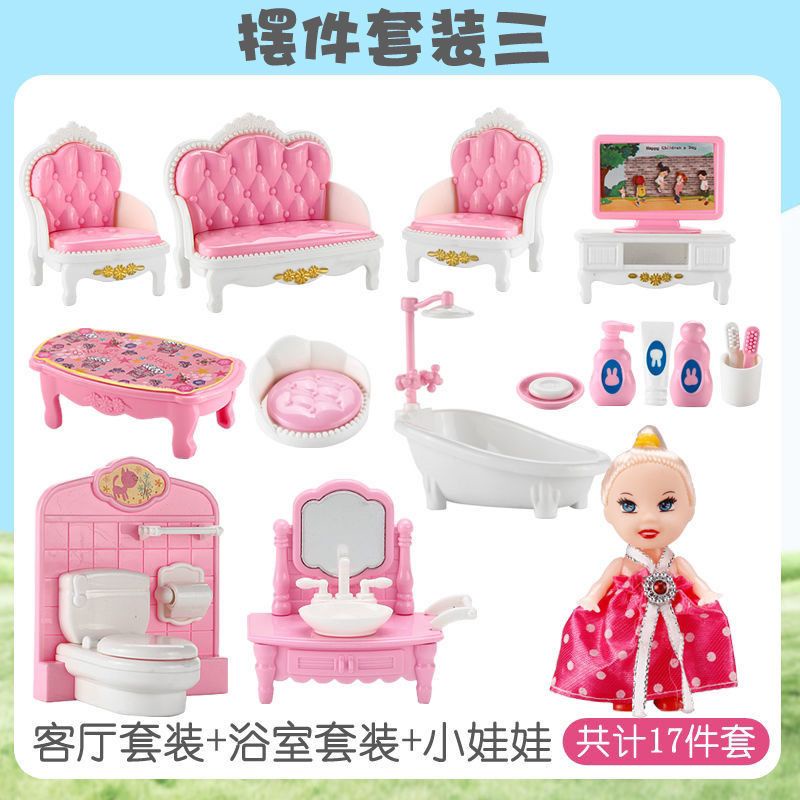 Bộ Đồ Chơi Mô Phỏng Công Chúa Mini Trang Trí Phòng Ngủ / Nhà Bếp / Phòng Tắm / Quà Tặng Sinh Nhật