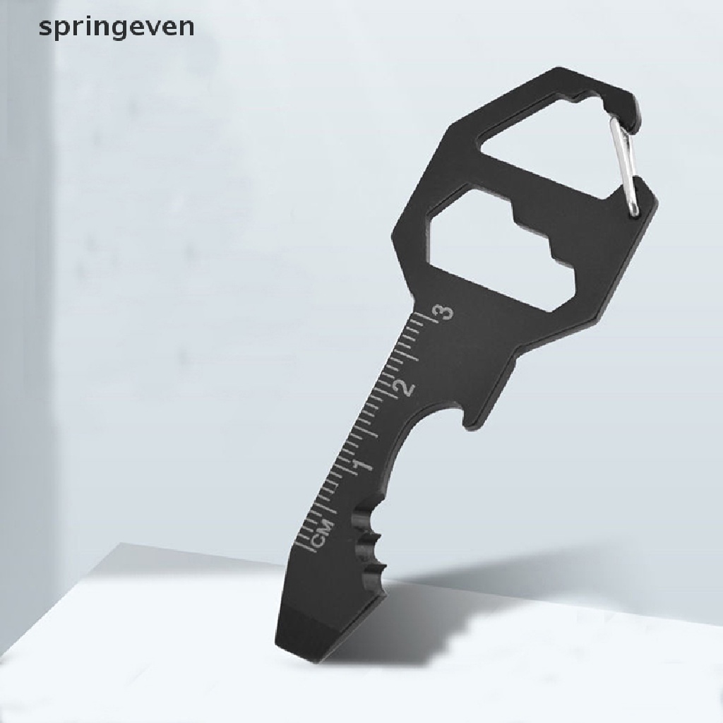 Móc Khóa Kiêm Dụng Cụ Mở Nắp Chai Đa Năng 6 Trong 1