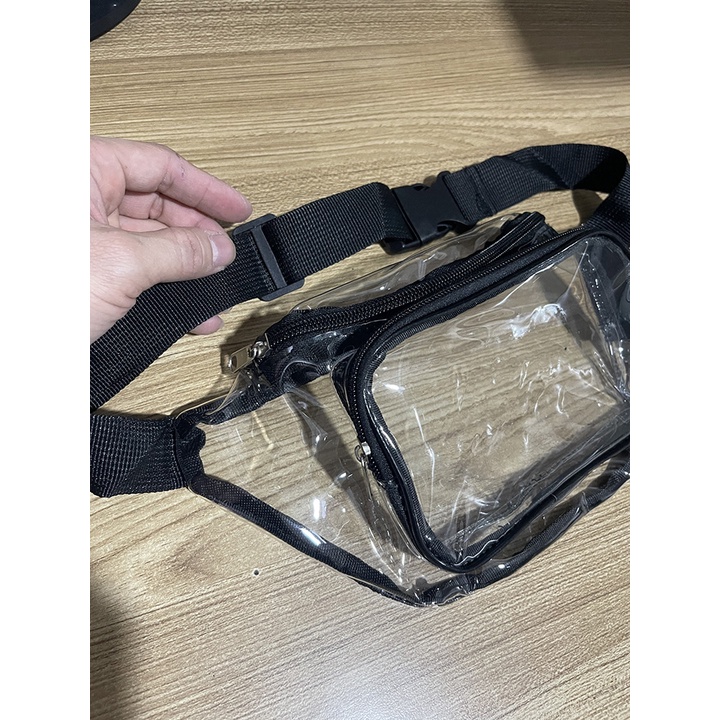 Túi Đeo Thắt Lưng PVC Trong Suốt cá tính 3 màu Túi Du Lịch Tập Thể Dục Ngoài Trời {SẢN PHẨM MỚI }