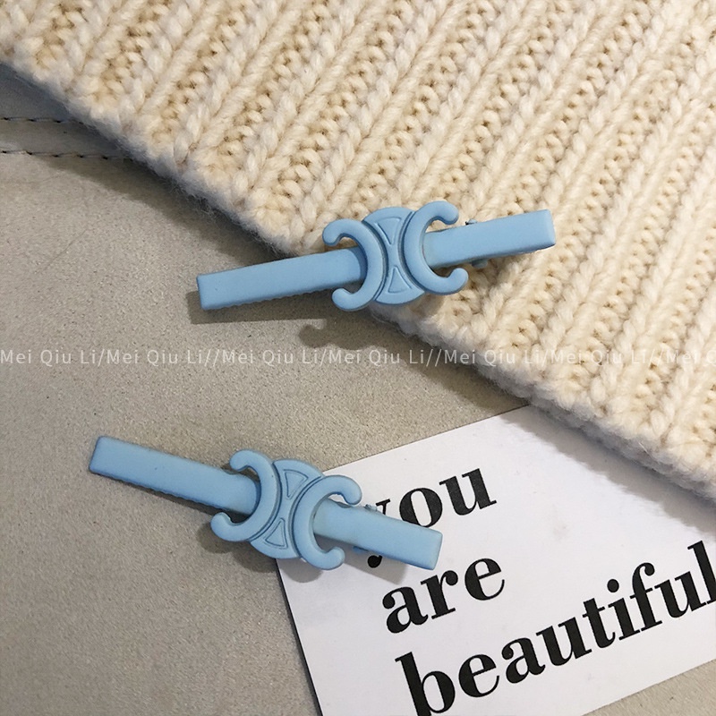 Kẹp Tóc Mỏ Vịt Bằng Hợp Kim Màu Kẹo Ngọt Thời Trang Hàn Quốc