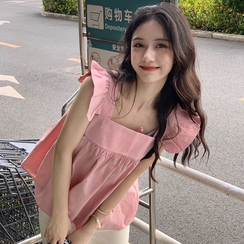 IELGY Áo Sơ Mi Tay Dài Phong Cách Pháp Ngọt Ngào Cao Cấp Thời Trang Cho Nữ