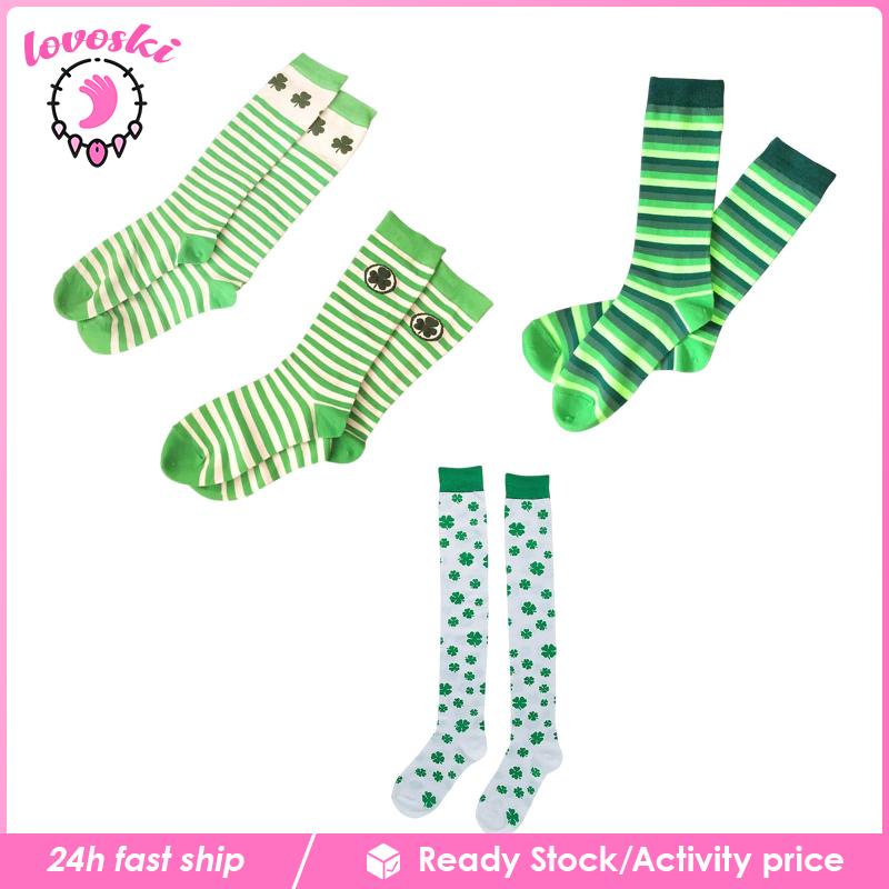 Vớ Dài Qua Gối Kẻ Sọc Hóa Trang Nhân Vật Shamrock # 2