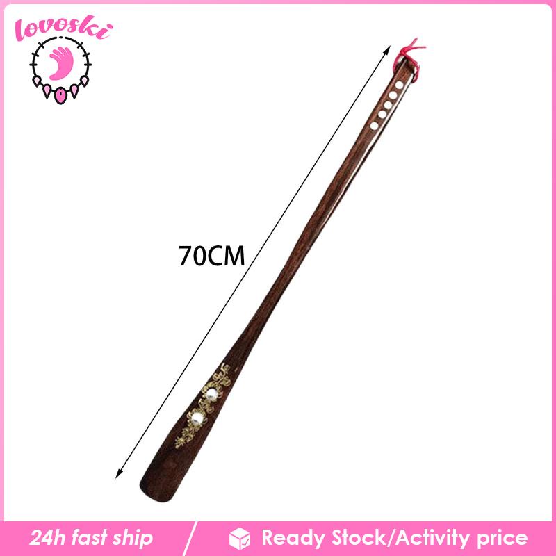 [Lovoski] Giày Bằng Gỗ Bền Tay Cầm Dài 70cm Cho Nam Và Nữ Seniors