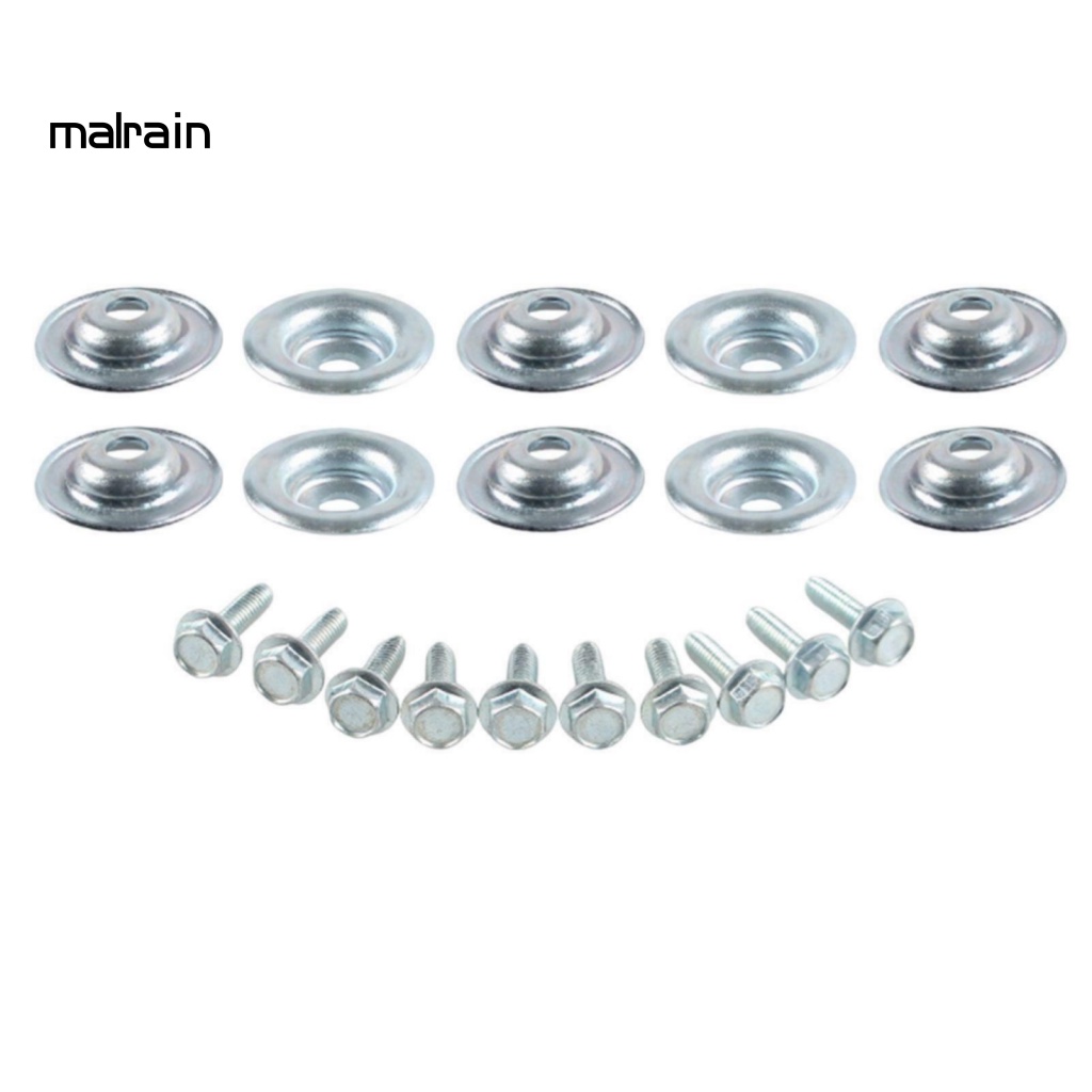 Set 20 Bu Lông / Đĩa Giặt Đồ Thiết Kế Đơn Giản Chống Trượt 7556065 7518529 Phụ Tùng Chuyên Dụng Cho General Ranger RS1 RZR 500 570 700 800 900 1000