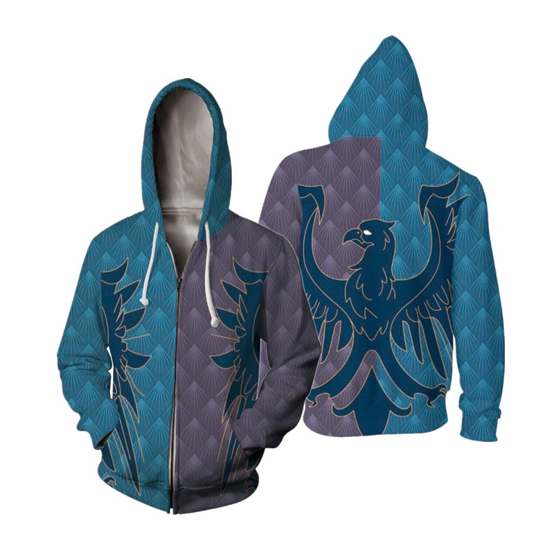 Áo Khoác Hoodie Thể Thao In Hình Game Hogwarts Legacy Phối Khóa Kéo Thời Trang Thường Ngày Cho Nam Và Nữ