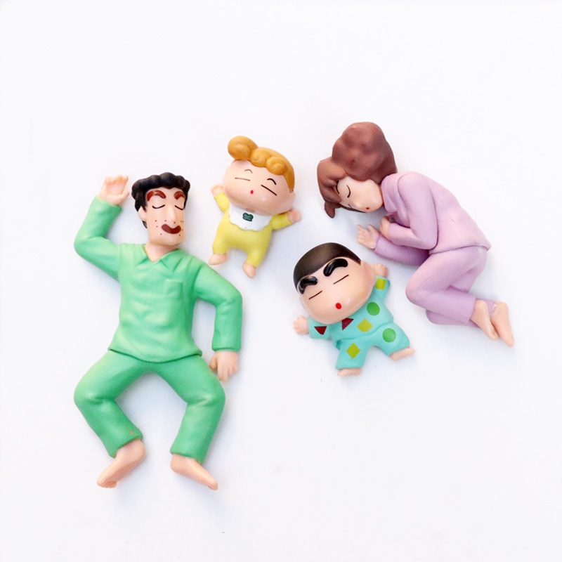 1 Bộ Đồ trang trí Nhân Vật Shin-chan Shin-chan Bằng PVC Cho Bé
