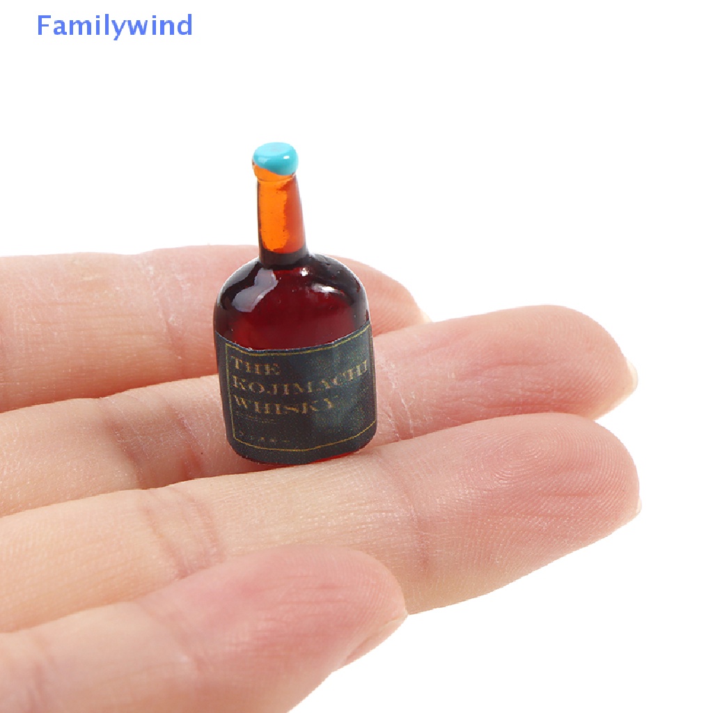 Set 5 Chai Rượu Mini Trang Trí Nhà Búp Bê Tỉ Lệ 1 / 12