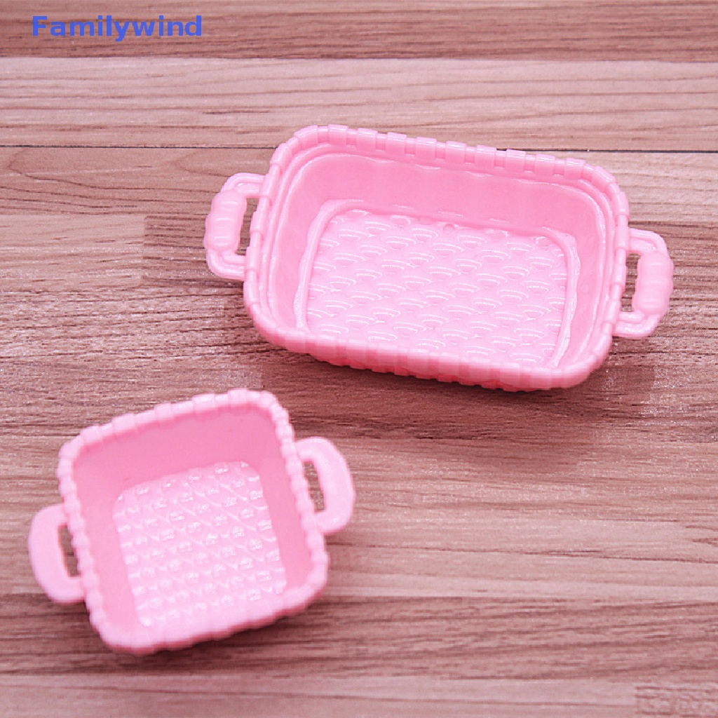 Giỏ Đựng Trái Cây / Rau Củ Mini Trang Trí Nhà Búp Bê