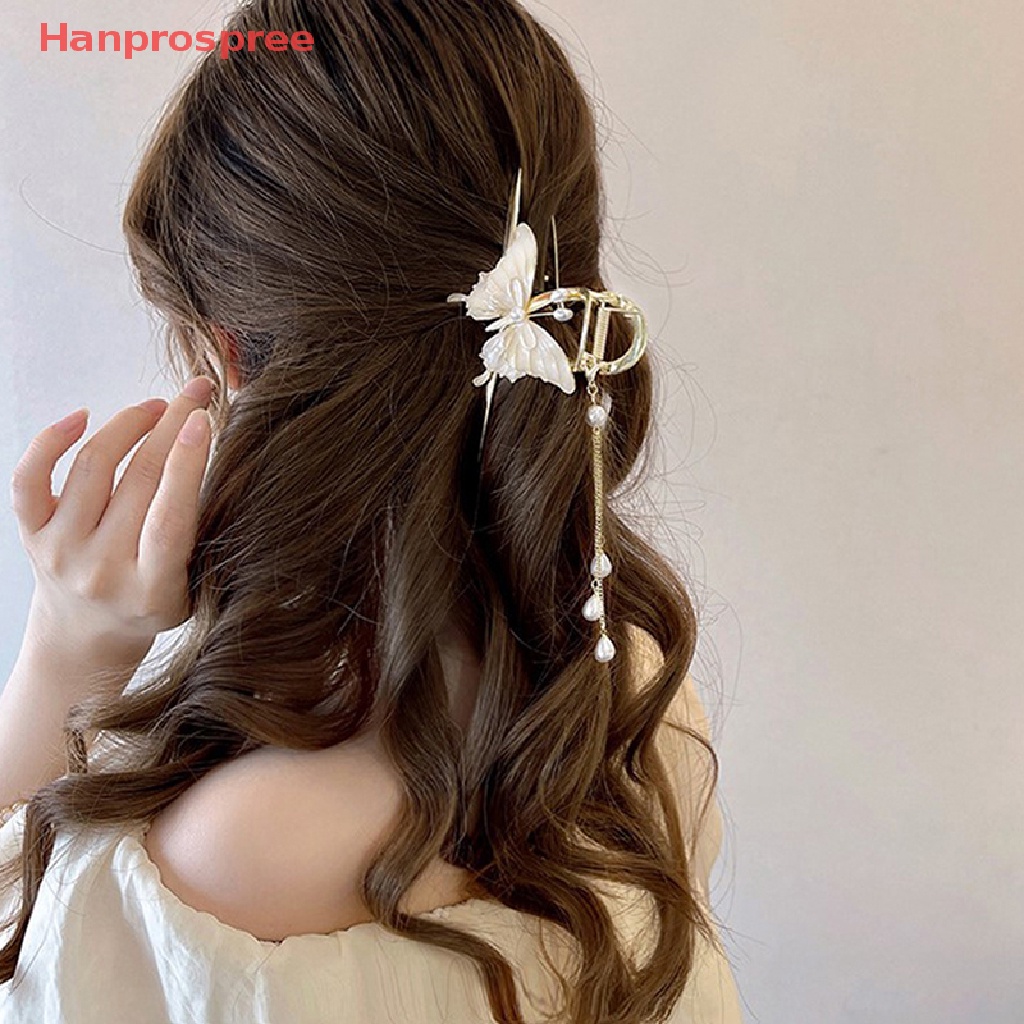 Kẹp Tóc Hình Hoa Đính Ngọc Trai Thanh Lịch Thời Trang Cho Nữ