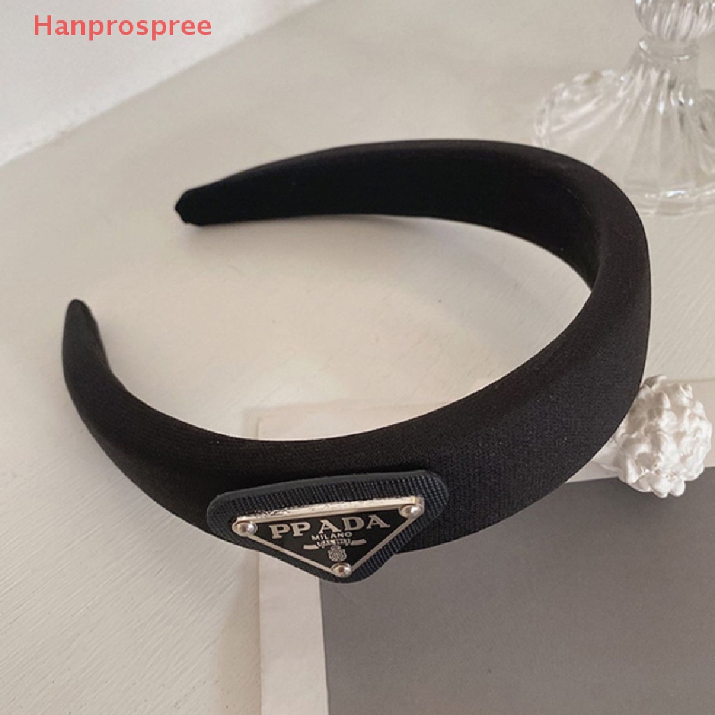 Băng Đô Cài Tóc Dày Dặn Màu Đen Phong Cách Pháp Cho Nữ