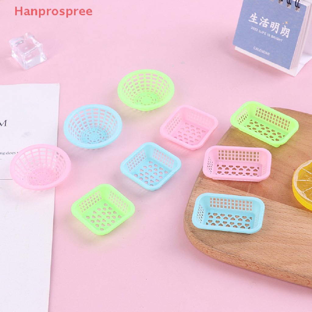 Bộ 3 Rổ Rửa Trái Cây Mini Tỉ Lệ 1: 12 Trang Trí Nhà Búp Bê