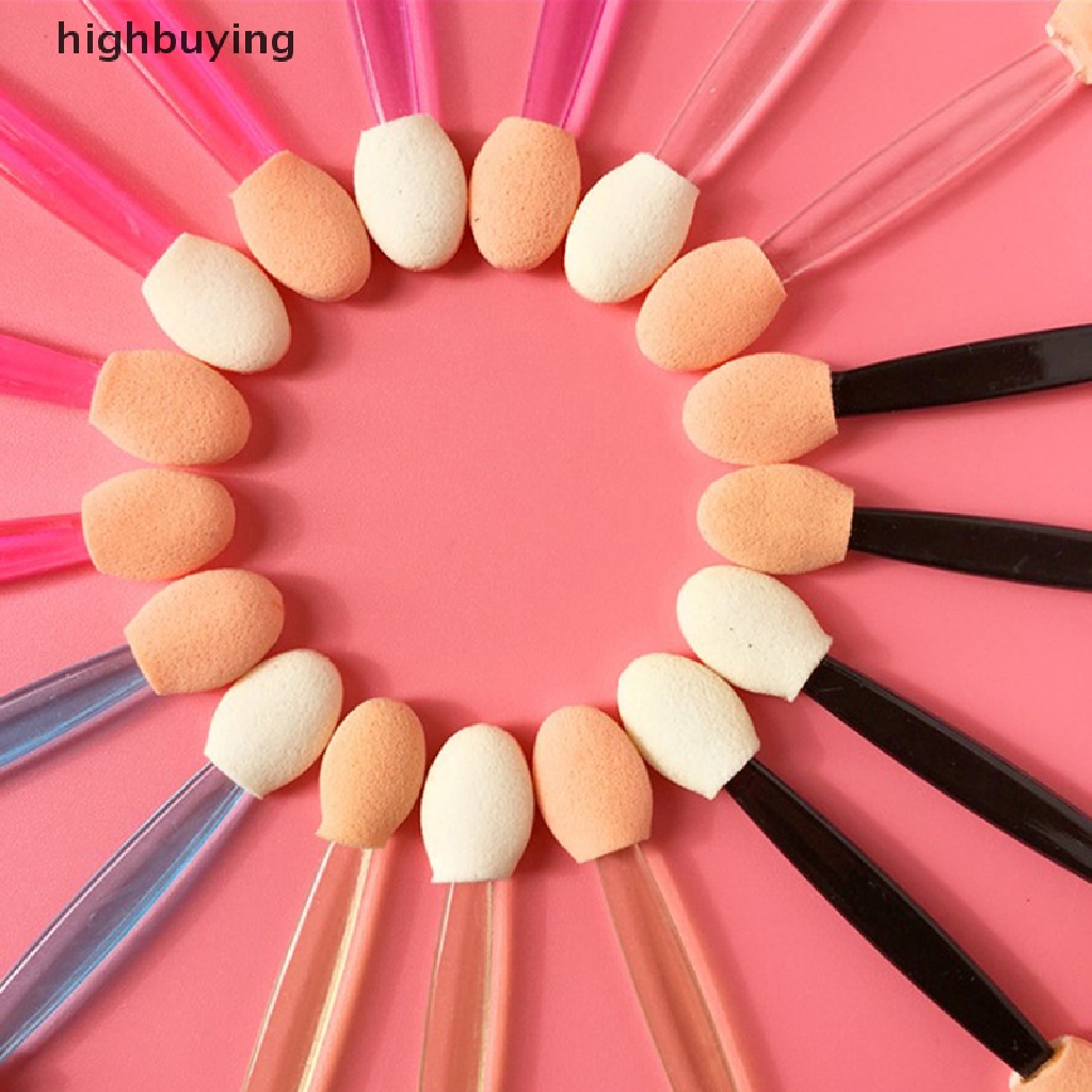 Set 10 Cọ Trang Điểm Mắt Thiết Kế Hai Đầu Sử Dụng Một Lần Tiện Lợi