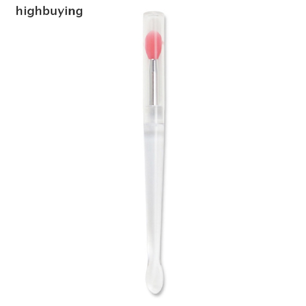 1 Cọ Tô Son Môi Silicone Kèm Nắp Đậy Chống Bụi Tiện Dụng