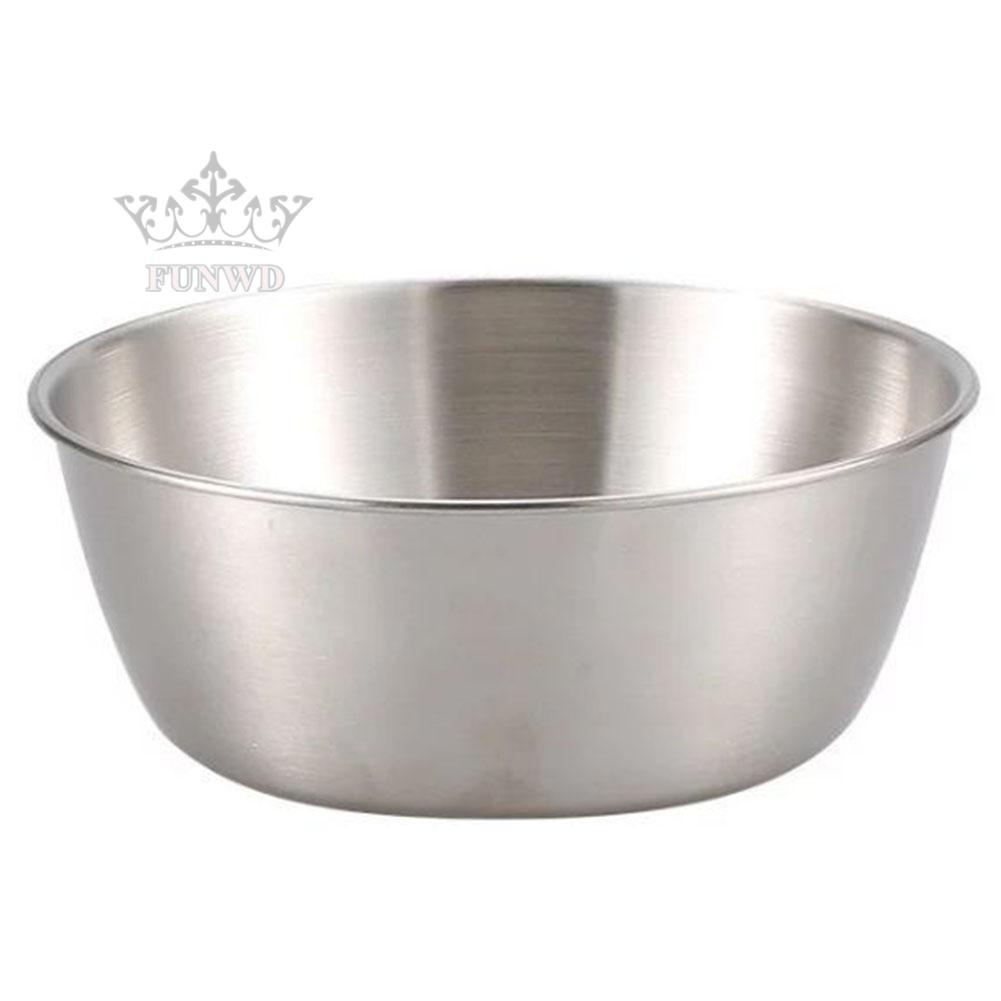 【FUNWD】Korean Stainless Steel Round Rice Wine Bowl with Handle Food Sauce Bowls Cups high quality