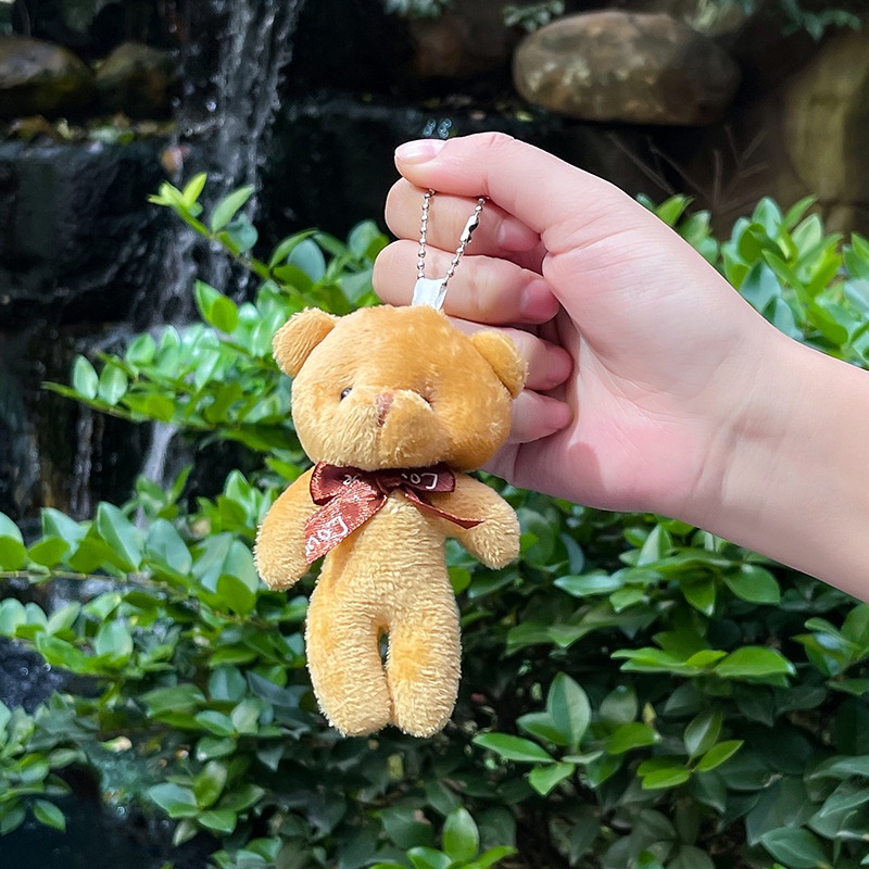 Móc khóa ZHUXIAOGU gấu bông dễ thương đáng yêu