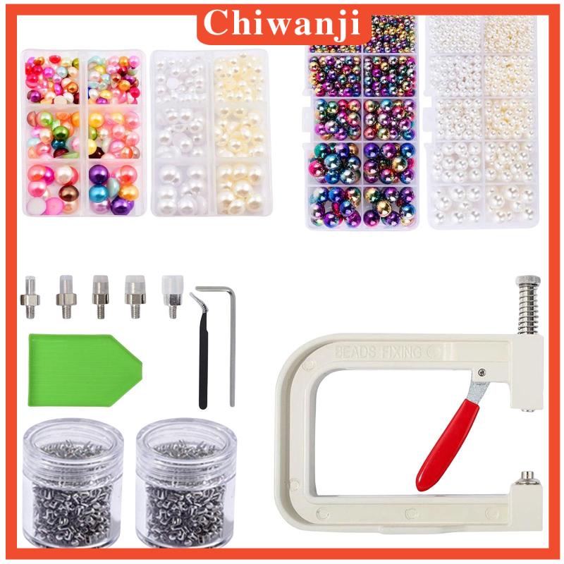 [Chiwanji] Máy Cài Nút Ngọc Trai Cầm Tay Bấm Nút Ngọc Trai