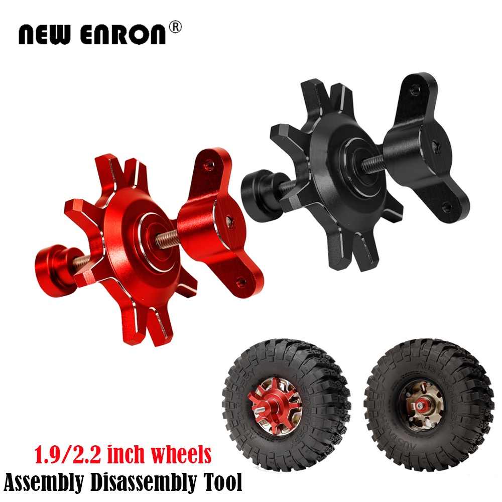 1,9 "2,2 inch Bánh xe Beadlock Hub Lắp ráp Lắp ráp Dụng cụ tháo rời cho Bộ phận ô tô RC 1/10 Dụng cụ tháo lắp đá đa năng
