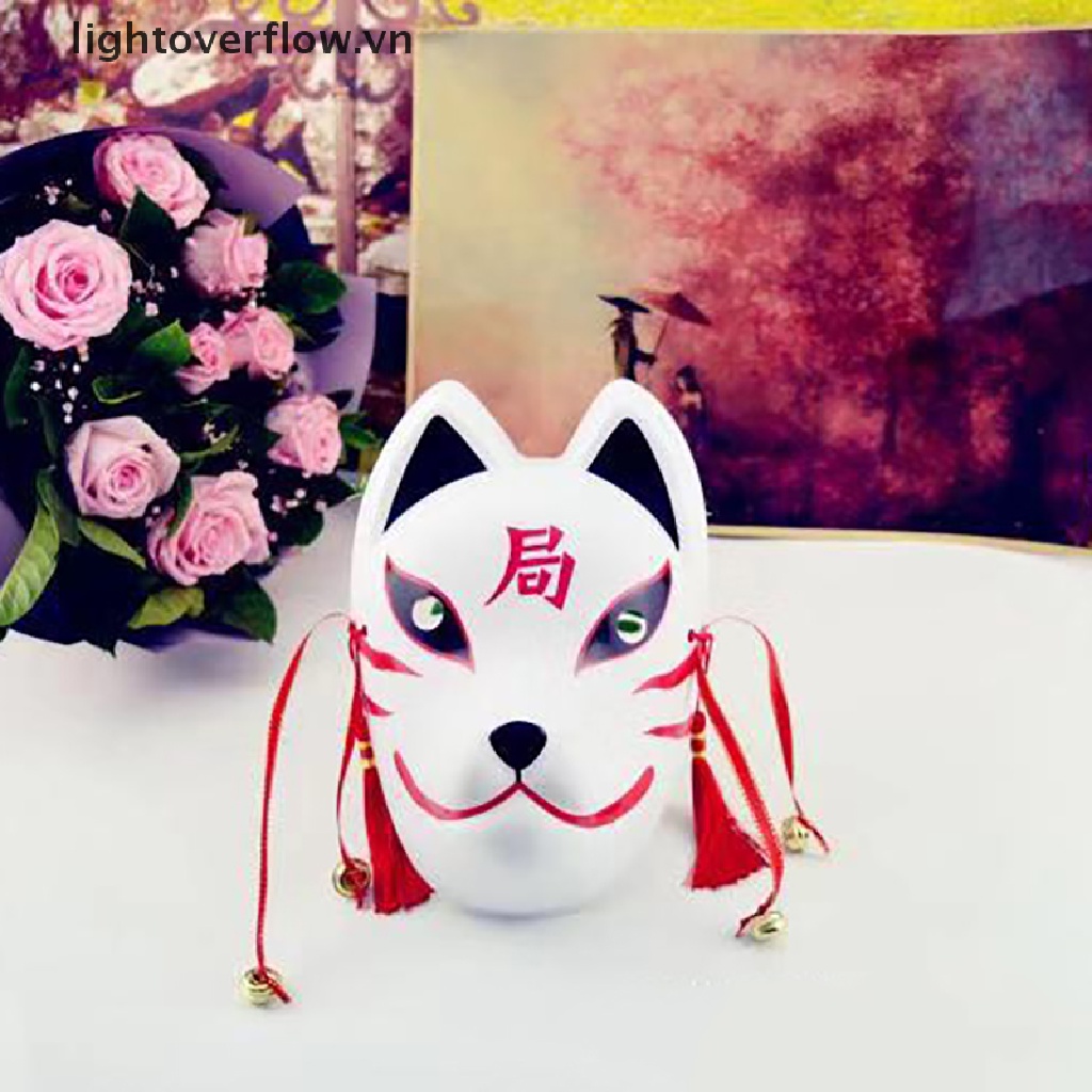 Mặt Nạ Hóa Trang Cáo Nhật Bản Có Chuông Và Tua Rua