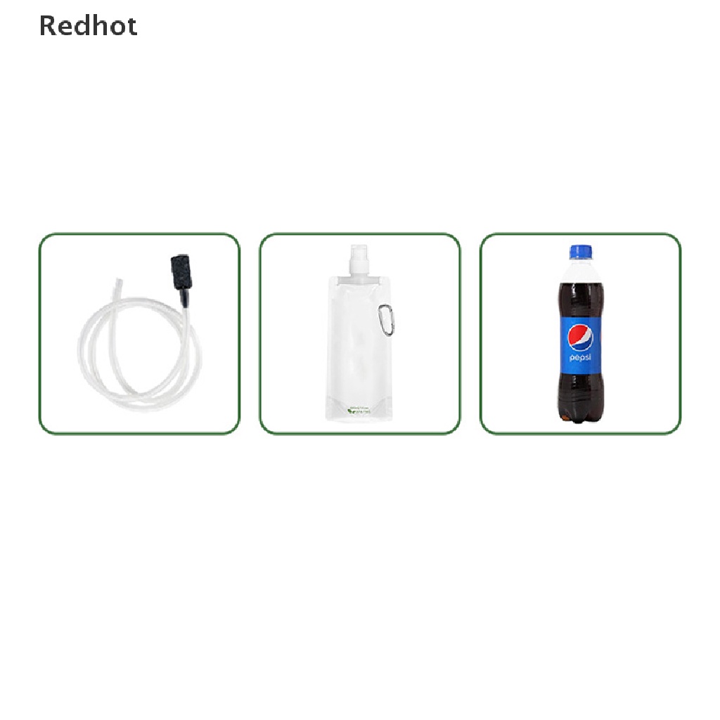 &lt; Redhot &gt; Túi Lọc Nước Mini Bằng Sợi Carbon Dùng Khi Đi Cắm Trại Hoặc Trong Trường Hợp Khẩn Cấp