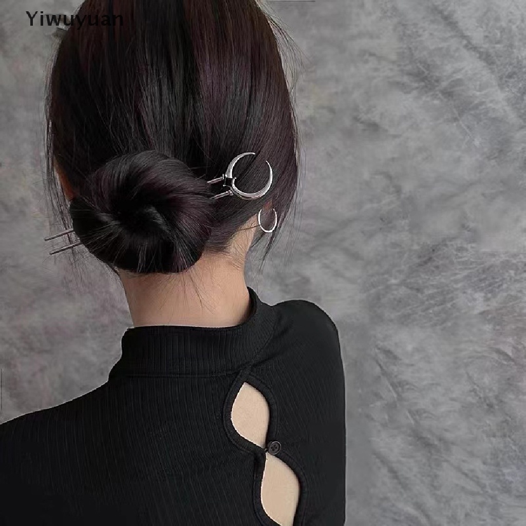 < Yiwuyuan > Trăng Lưỡi Liềm Trăng Lưỡi Liềm Đơn Giản Phong Cách Trung Hoa Cổ Điển Thời Trang Cho Nữ
