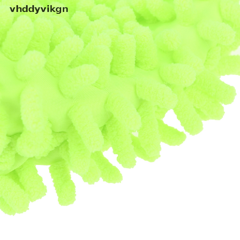 Găng Tay Vải Chenille Mềm Mại Dạng Lưới Dùng Để Rửa Xe Hơi