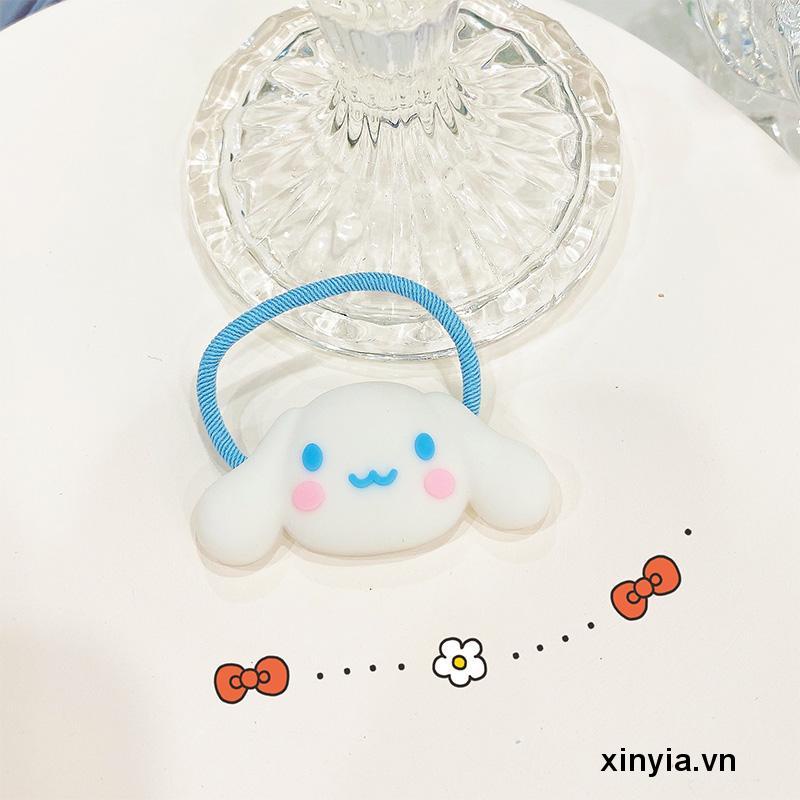 Dây Buộc Tóc Cao Su Họa Tiết Hoạt Hình Dễ Thương Cho Bé Gái