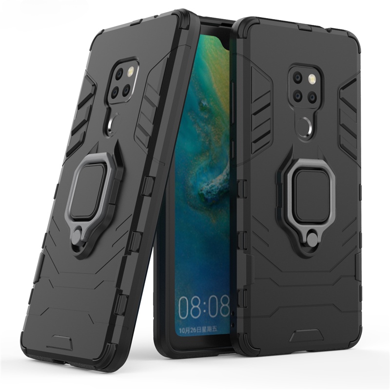 Ốp Lưng Huawei Mate 20 Có Vòng Khuyên Đỡ Điện Thoại Và Nam Châm Gắn Xe Ô Tô