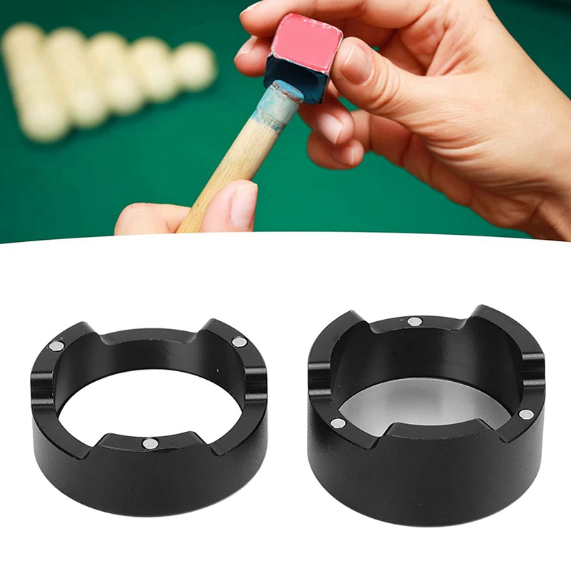 Hộp Đựng Phấn Bida Bằng Hợp Kim Nhôm Hình Tròn Tiện Dụng