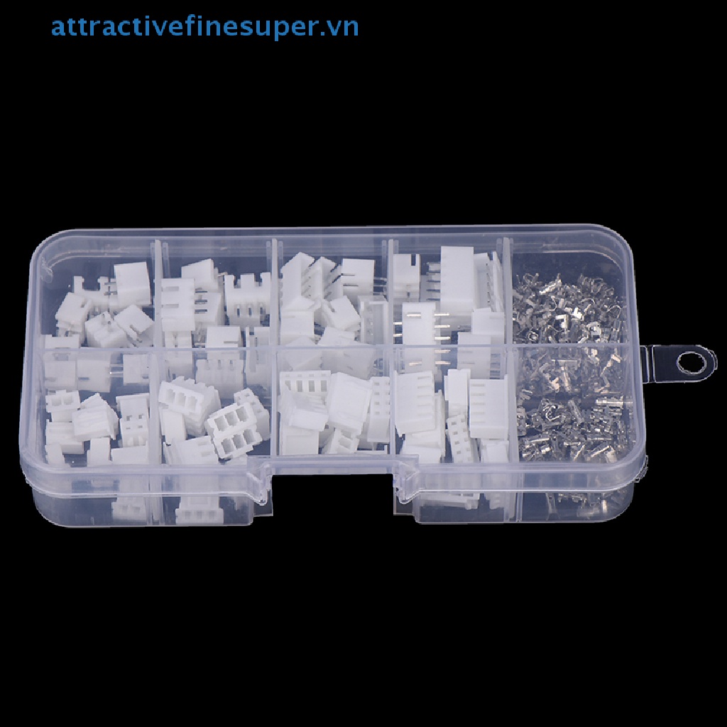 Set 230 Đầu Nối Dây Điện XH 2.54 2p 3p 4p 5pin 2.54mm