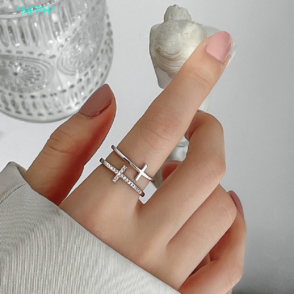 Nhẫn Hở Đính Đá Zircon Thời Trang Dành Cho Nữ Mới