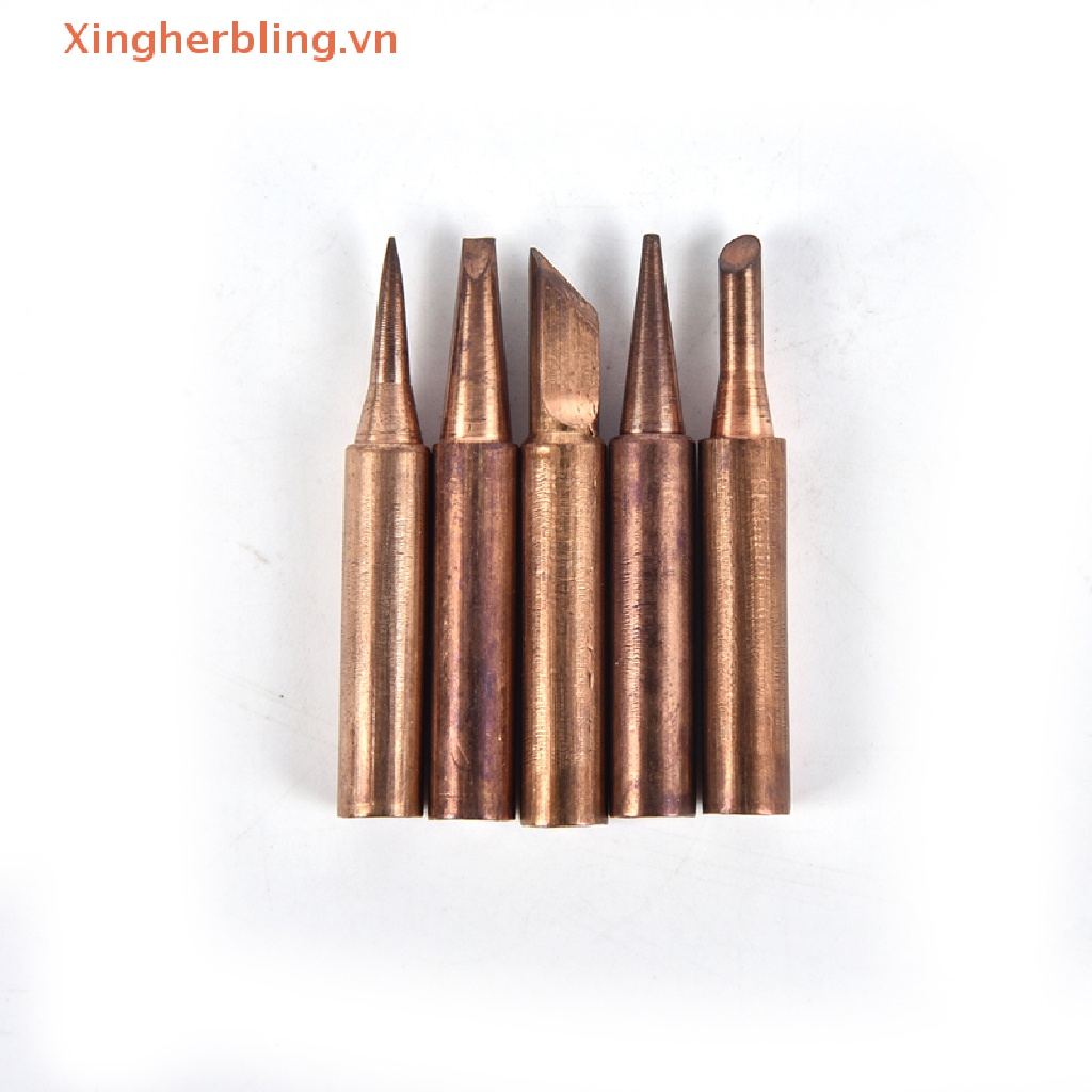 Set 5 Đầu Hàn 900M-T Bằng Đồng Nguyên Chất Không Chì