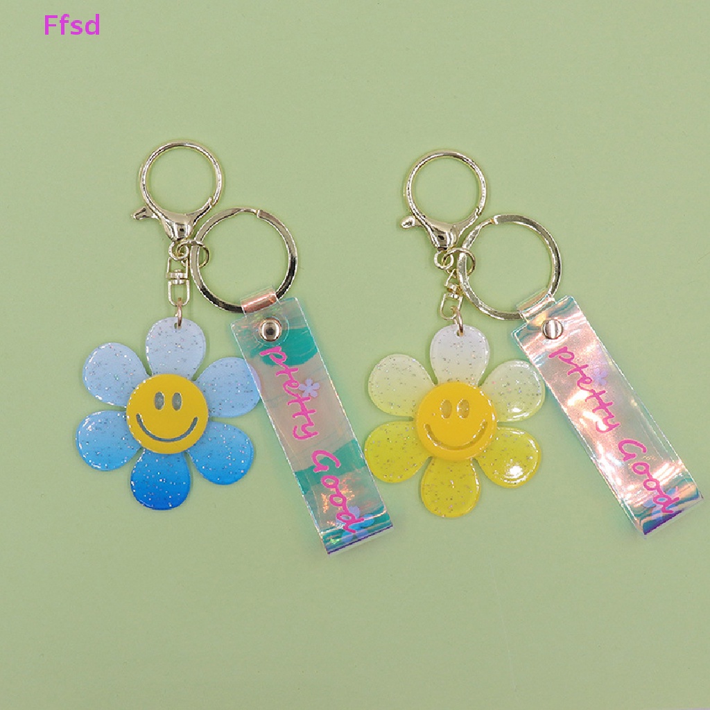 {Ffsd} Móc Chìa Khóa Id / Huy Hiệu Hình Hoa Hướng Dương Dễ Thương Cho Nữ * Bán Chạy