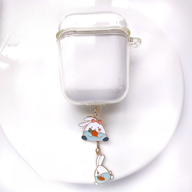 Nút Cắm Chống Bụi Cho Cổng Sạc Điện Thoại Di Động diy Hình Thỏ Hoạt Hình Dễ Thương