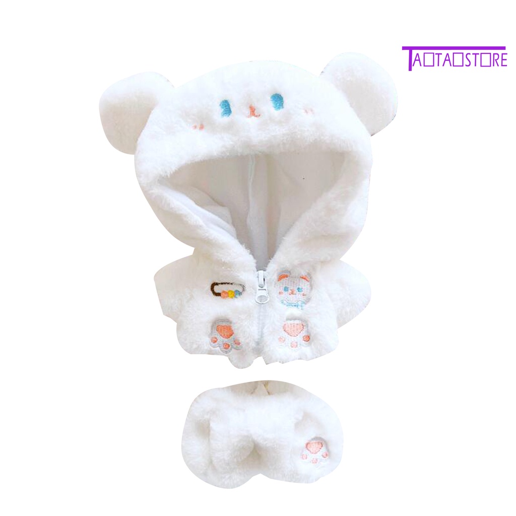 Bộ Búp Bê Gấu Và Thỏ Kèm Giày TTS Đáng Yêu Trang Trí Nhà Cửa