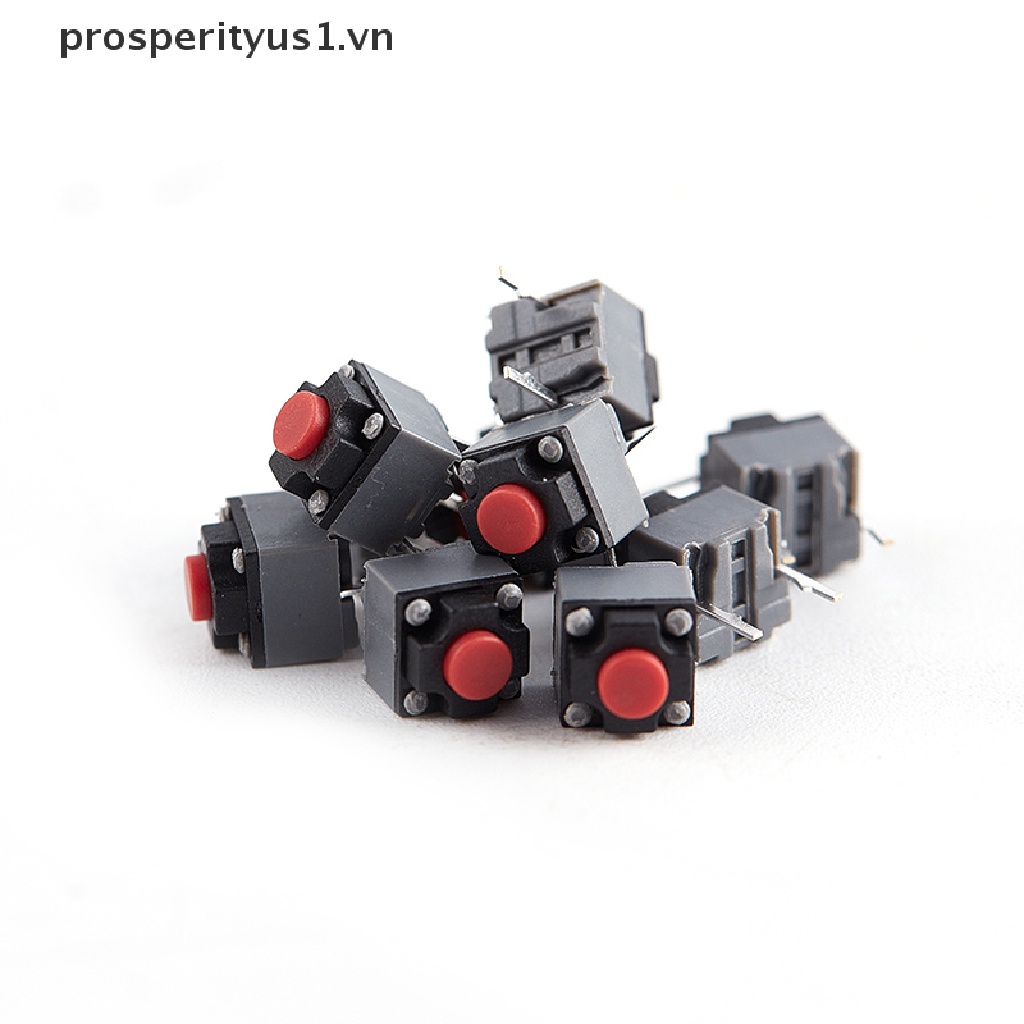 Set 10 Nút Công Tắc Micro Không Dây 6 * 6 * 7.3 Chuyên Dụng