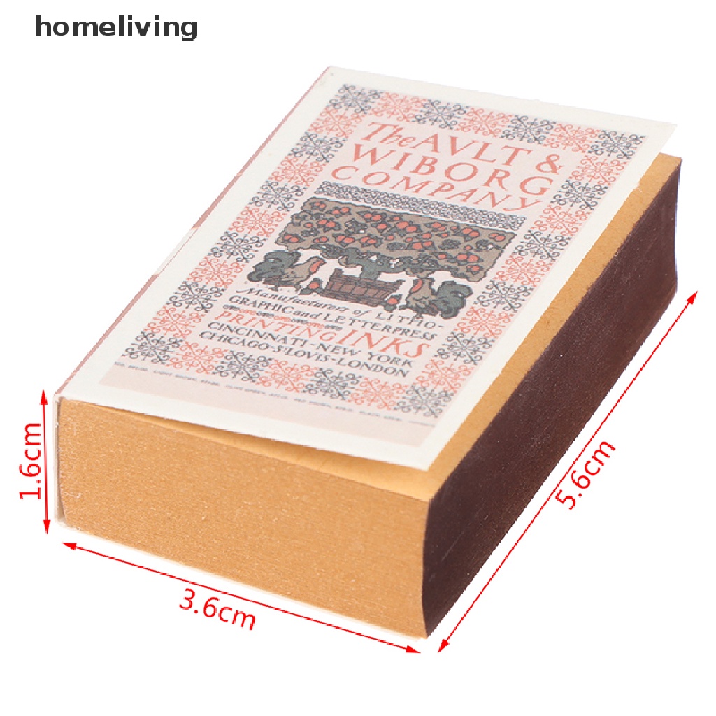 Mô Hình Cuốn Sách Hoạt Hình Tỉ Lệ 1: 12 Trang Trí Nhà Búp Bê