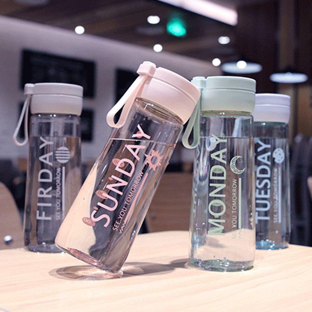 PISTA Bình Nước Thể Thao 450ml Chống Vỡ Kèm Đai Thắt Lưng